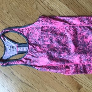 Nike Women's XS Dri-Fit Pink/Gray Tank